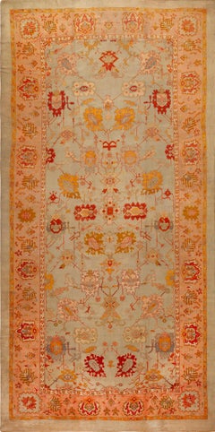 Nazmiyal Collection Antike türkische Oushak Teppich 13 ft 2 in x 25 ft 3 in