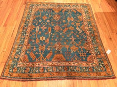 Nazmiyal Collection Antique Turkish Oushak Rug 7 ft 9 in x 8 ft 8 in