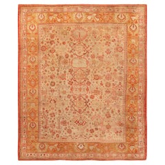 Nazmiyal Collection Antique Turkish Oushak Rug. Size: 10 Ft x 12 Ft 3 in 