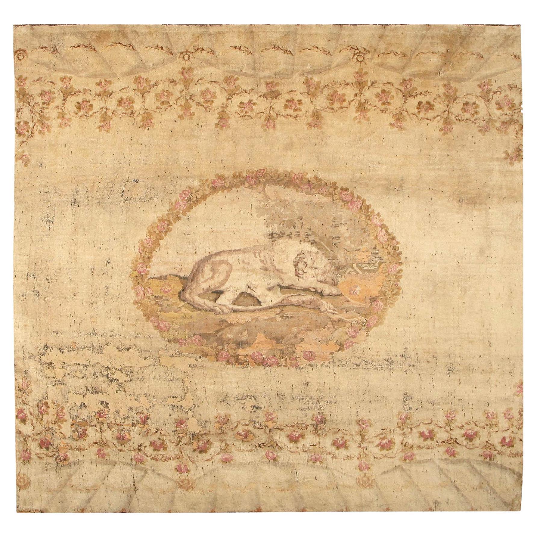 Nazmiyal Collection Alfombra Ucraniana Antigua 13 pies 8 pulgadas x 14 pies 9 pulgadas en venta