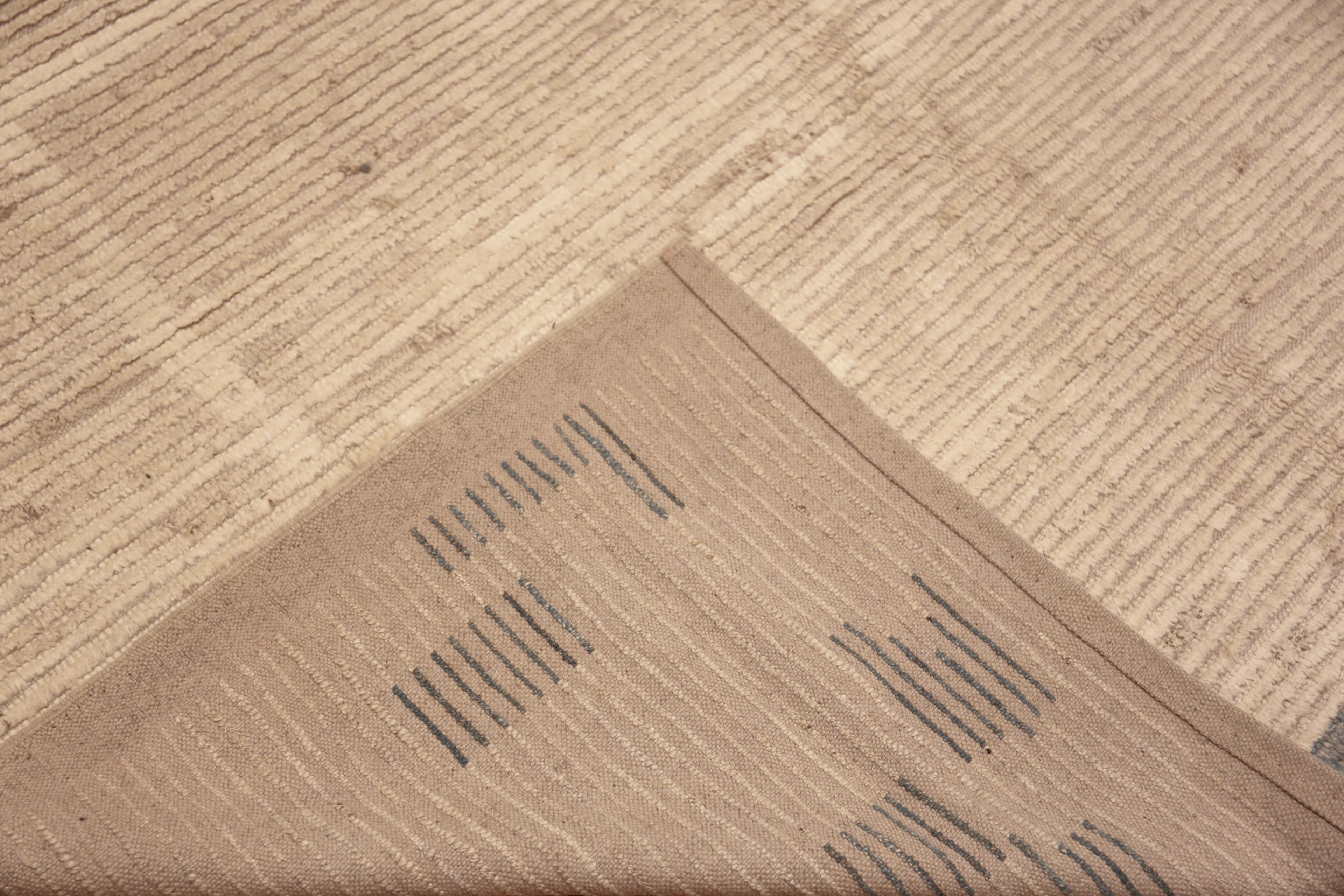 Annodato a mano Collection'S Tappeto Artistico Astratto Tribale Design Moderno 13'x3