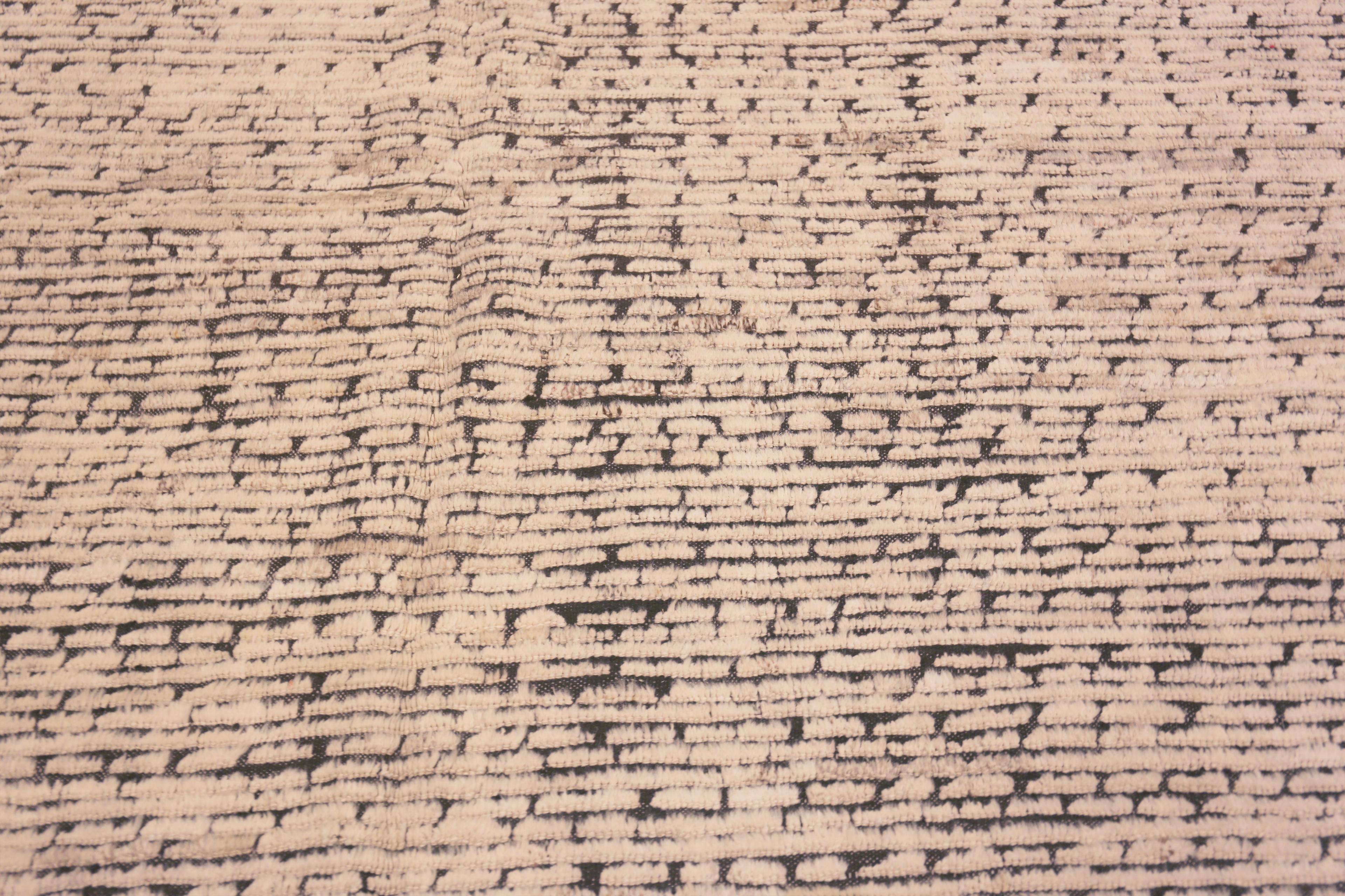 XXIe siècle et contemporain Nazmiyal Collection Artistics Speckled Pattern Modernity Room Size Rug 8'6
