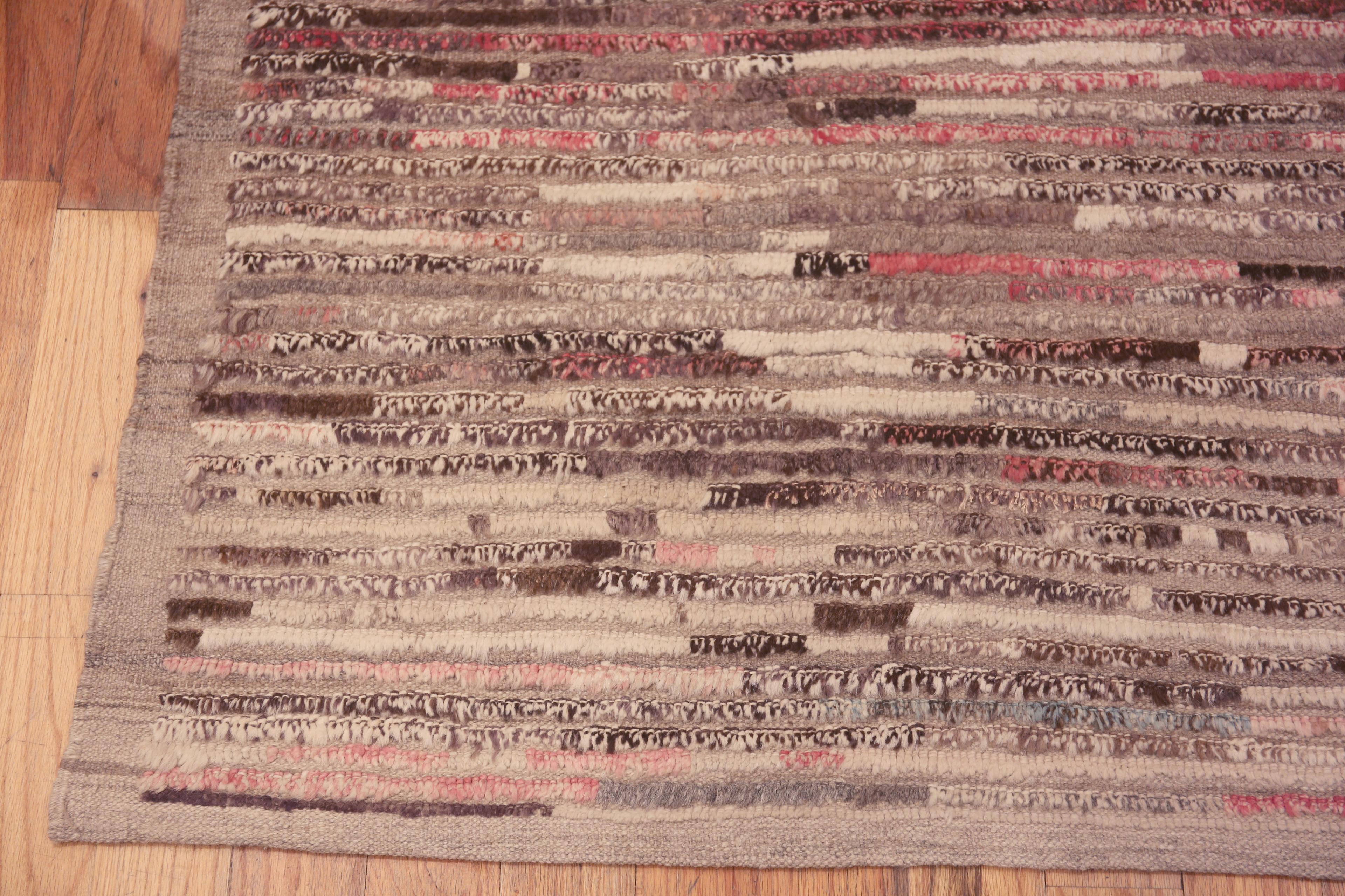  Nazmiyal Collection Artistic Wool Modern Abstract Hall Runner Rug 3'4