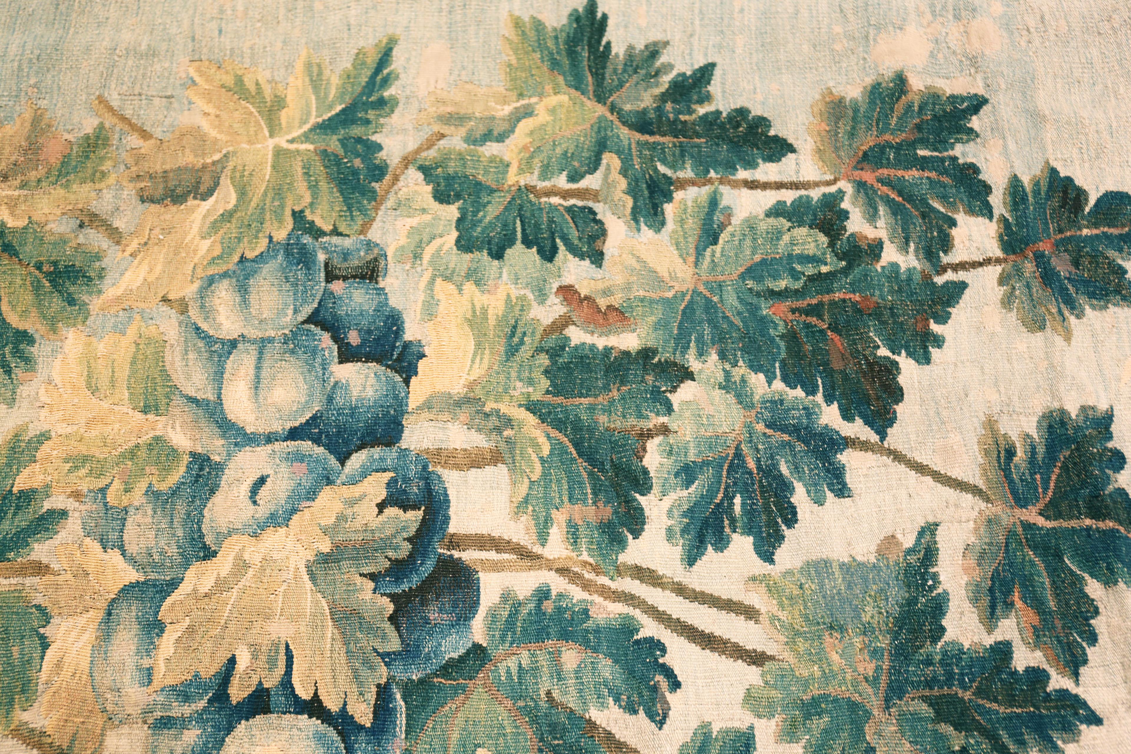 Nazmiyal Collection Arazzo belga Verdure Garden Pavilion 5 ft 8 in x 7 in in vendita 1