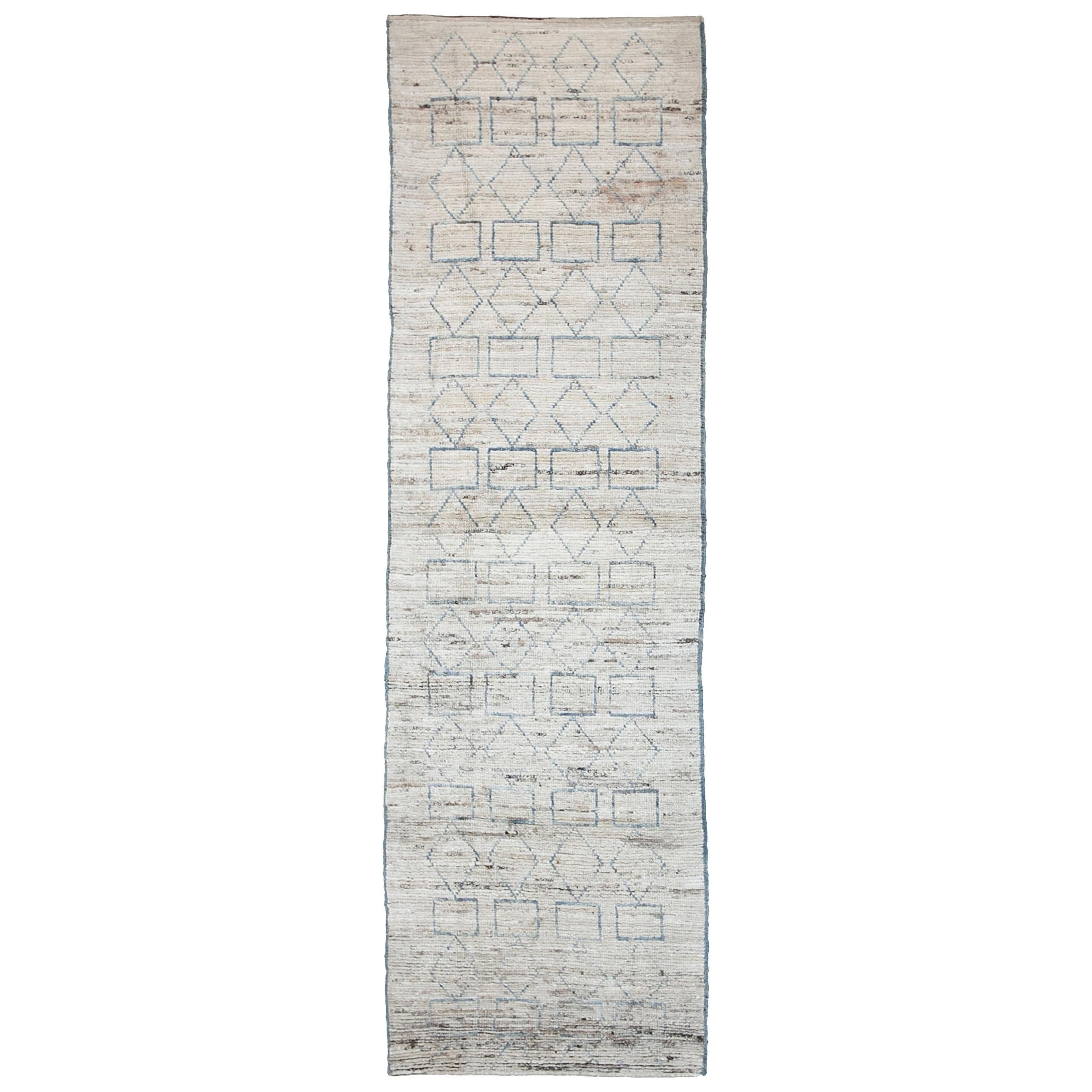 Nazmiyal Collection Berber Design Modern Moroccan Style Rug 2ft 8 in x 9ft 8 in