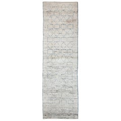 Nazmiyal Collection Berber Design Modern Moroccan Style Rug 2ft 8 in x 9ft 8 in