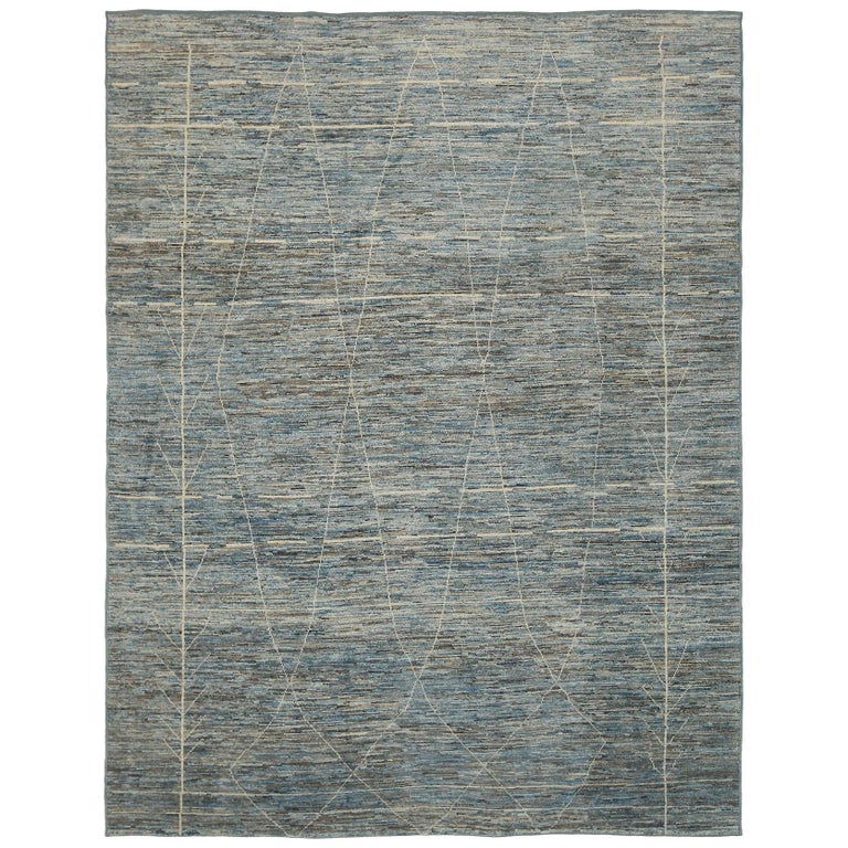 Nazmiyal Collection Berber Modern Moroccan Style Rug 9 ft 2 in x 11 ft ...
