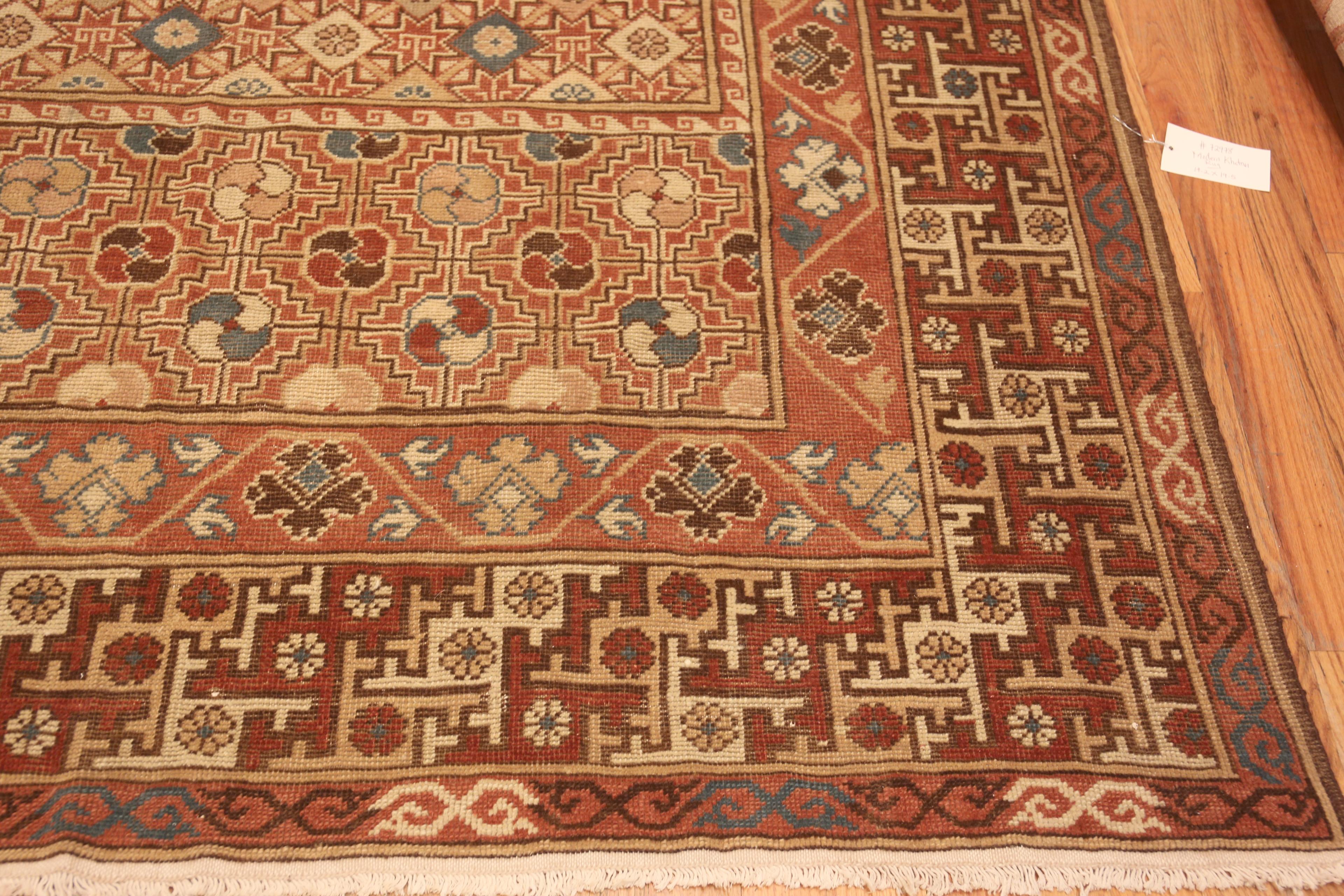 Contemporary Nazmiyal Collection Bold Large Modern Khotan Style Indian Rug 14'2