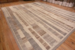 Nazmiyal Collection Brown and Beige Modern Abstract Decorative Rug 14'2" x 16'6"