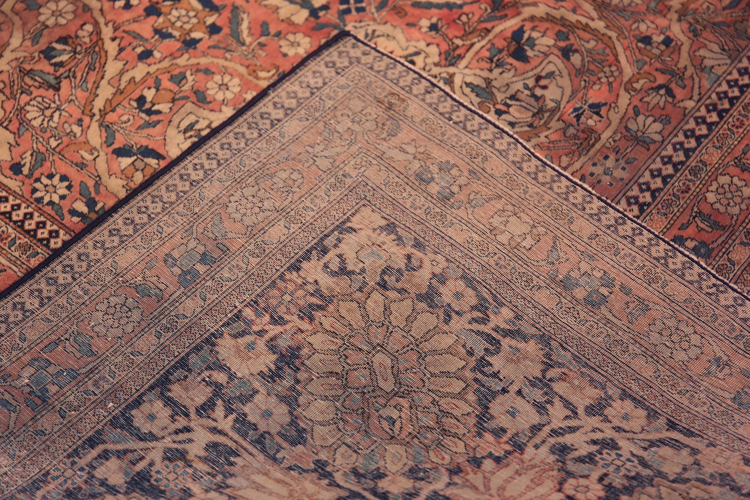 XIX secolo Tappeto Nazmiyal Collection Central Medallion Mohtashem Kashan 10 ft x 13 ft 8 in in vendita