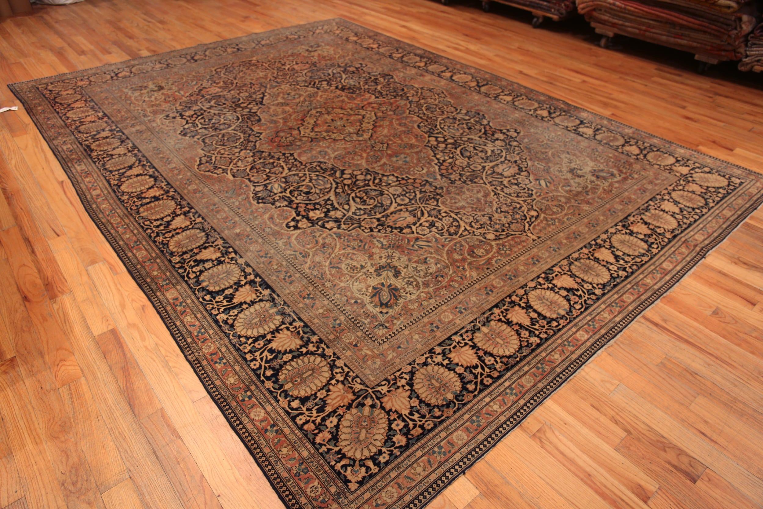 Lana Tappeto Nazmiyal Collection Central Medallion Mohtashem Kashan 10 ft x 13 ft 8 in in vendita