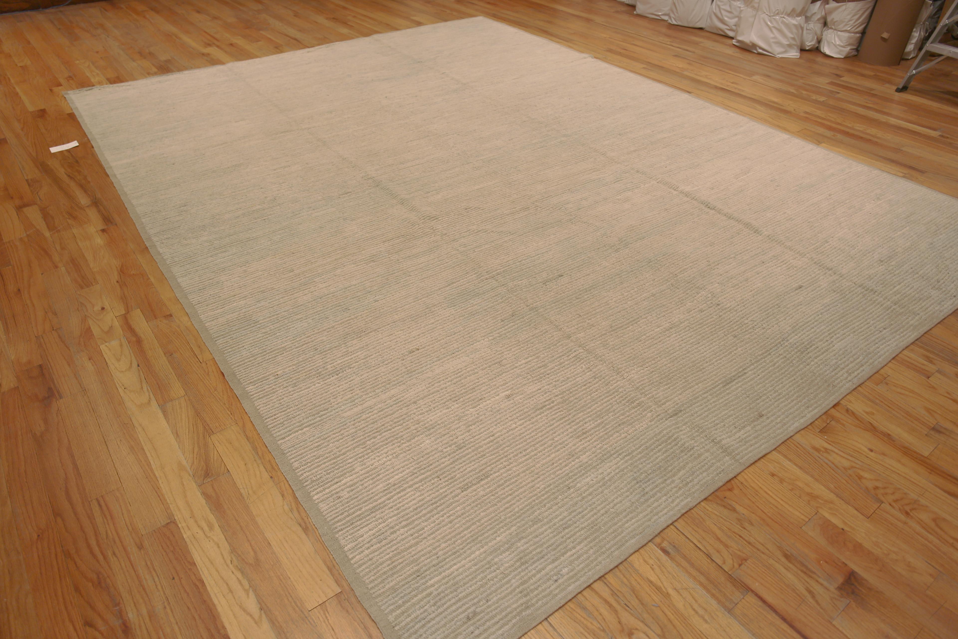 Nazmiyal Collection Classy Neutral Color Contemporary Area Rug 10'7