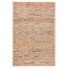 Nazmiyal Collection – Bunter, handgeknüpfter Wollteppich „Confetti“ 6'4" × 9'3"