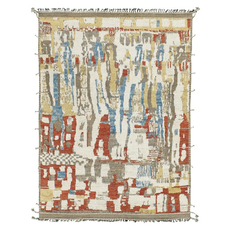 Nazmiyal Collection Colorful Modern Boho Chic Rug. 10 ft 1 in x 14 ft 4 ...