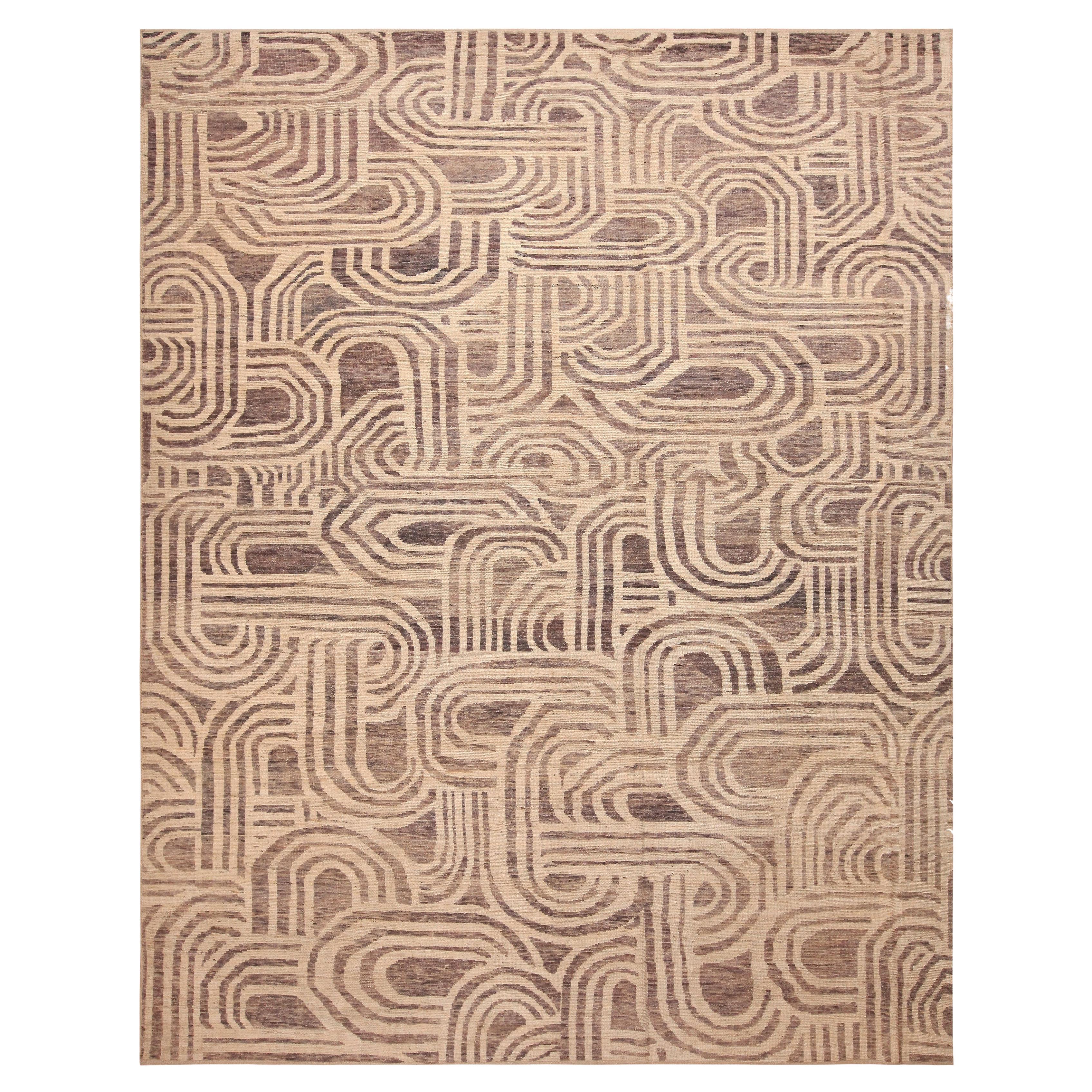 Nazmiyal Collection Zeitgenössische Area Rug 11 ft x 13 ft 7 in