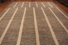 Nazmiyal Collection Contemporary Brown Central Asian Rug. 14 ft x 19 ft 2 in