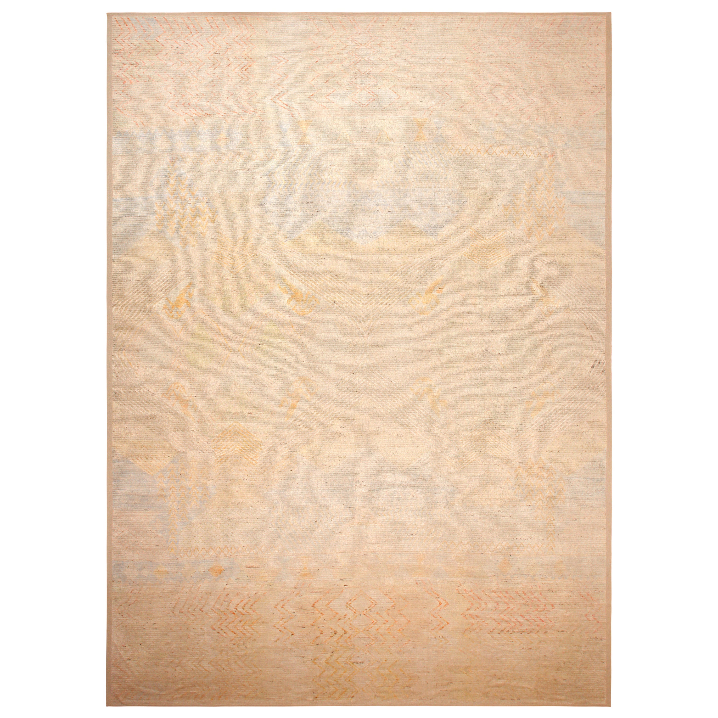 Tappeto Nazmiyal Collection Contemporaneo Distressed. 15 ft 2 in x 20 ft 7 in