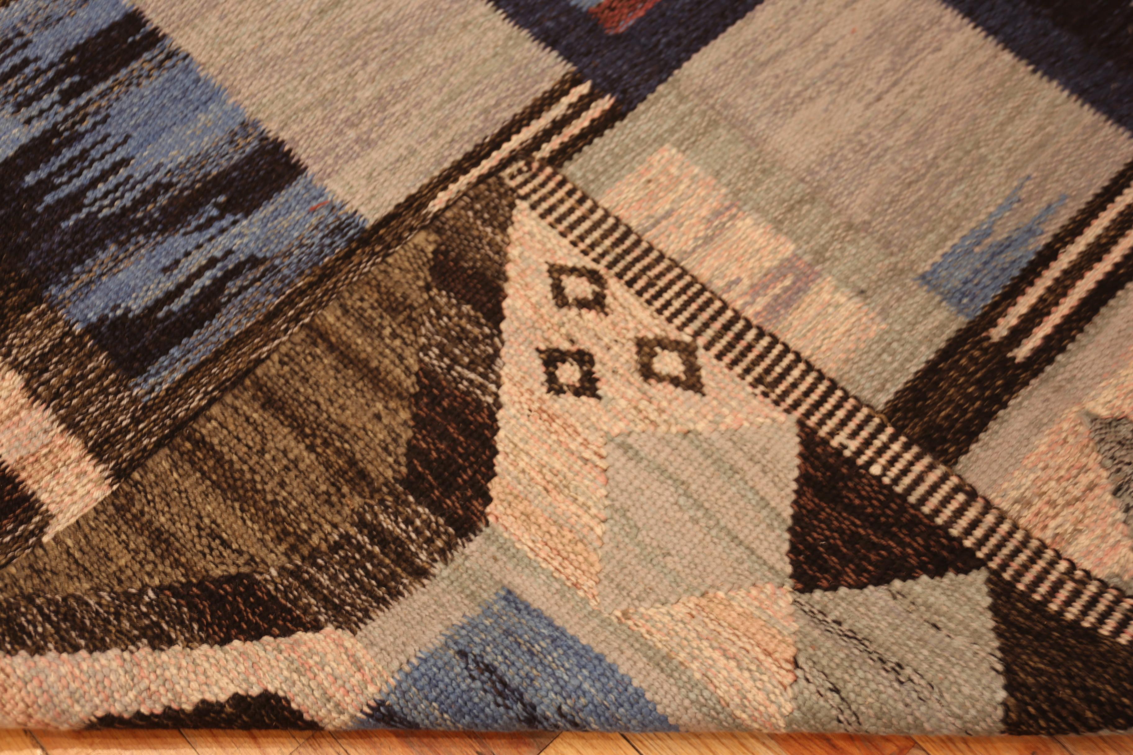 Nazmiyal Collection Tappeto Kilim Geometrico Contemporaneo 6 ft 5 in x 9 ft 2 in In condizioni ottime in vendita a New York, NY