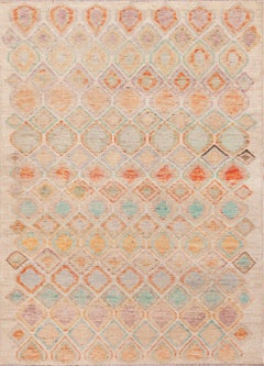 Nazmiyal Collection Contemporary Rustic Geometric Area Rug 4ft 3in X 5ft 10in