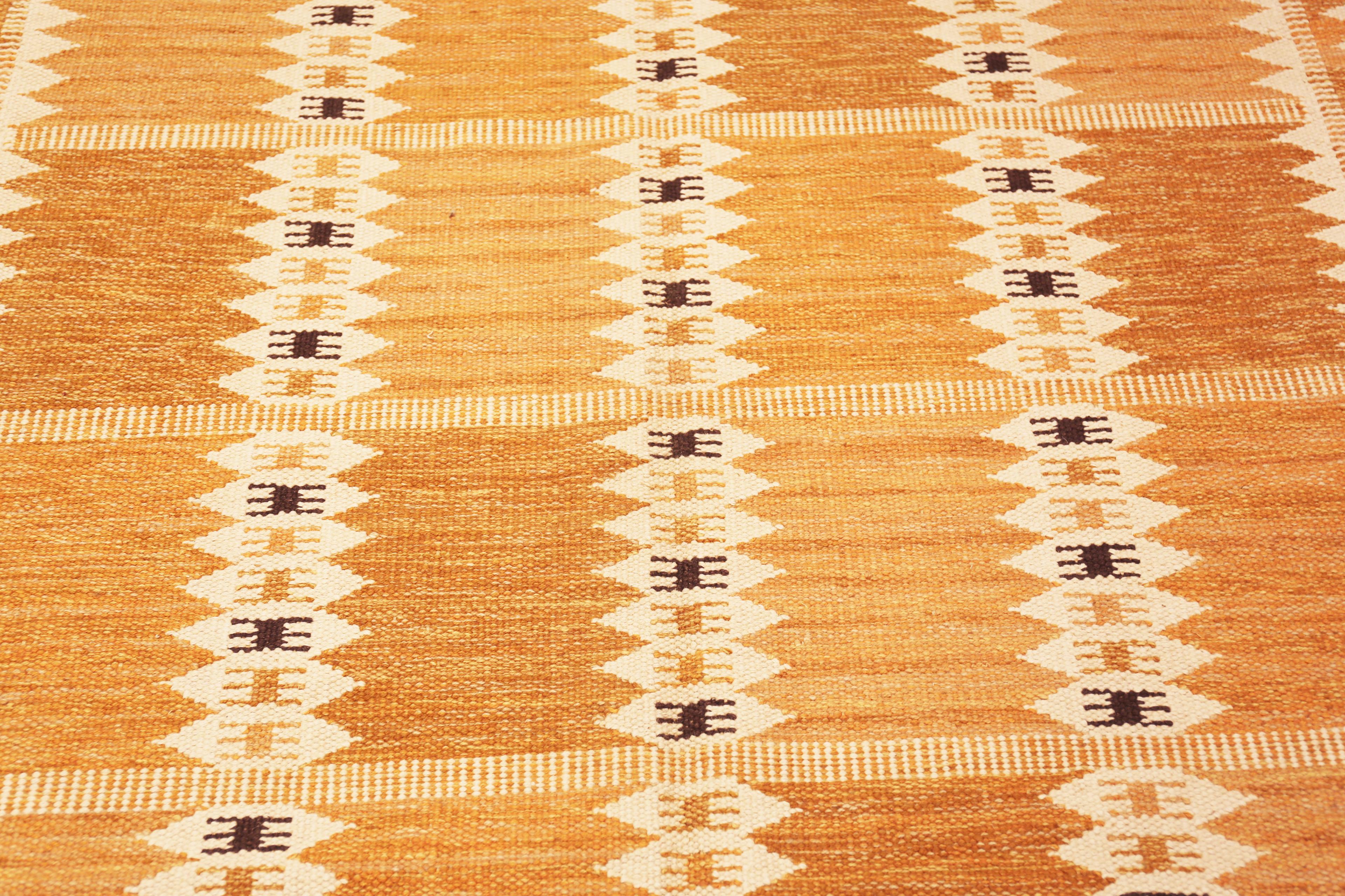 Afghano Collection'S Contemporary Scandinavian Style Kilim 8 ft x 10 ft 2 in in vendita