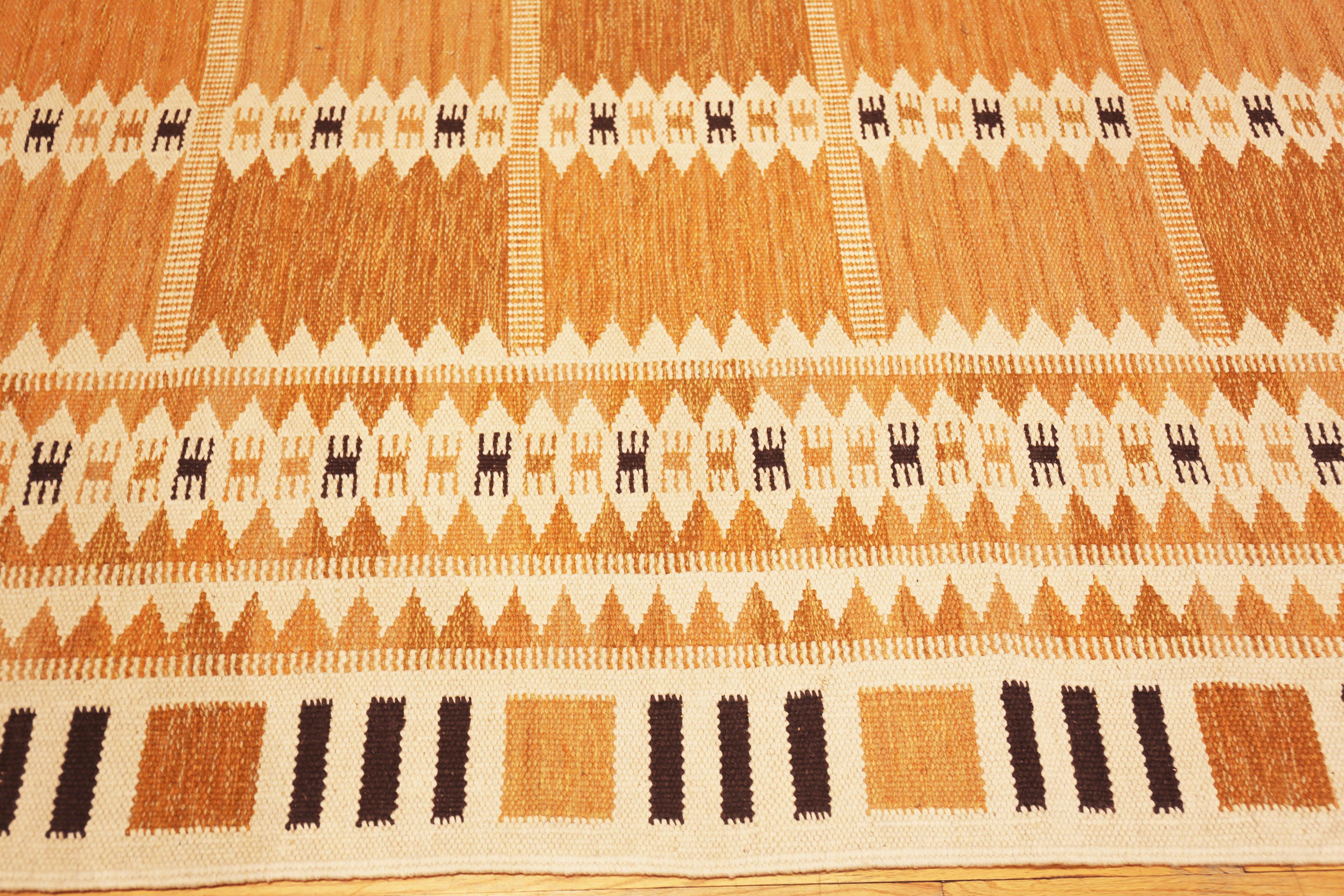 Annodato a mano Collection'S Contemporary Scandinavian Style Kilim 8 ft x 10 ft 2 in in vendita