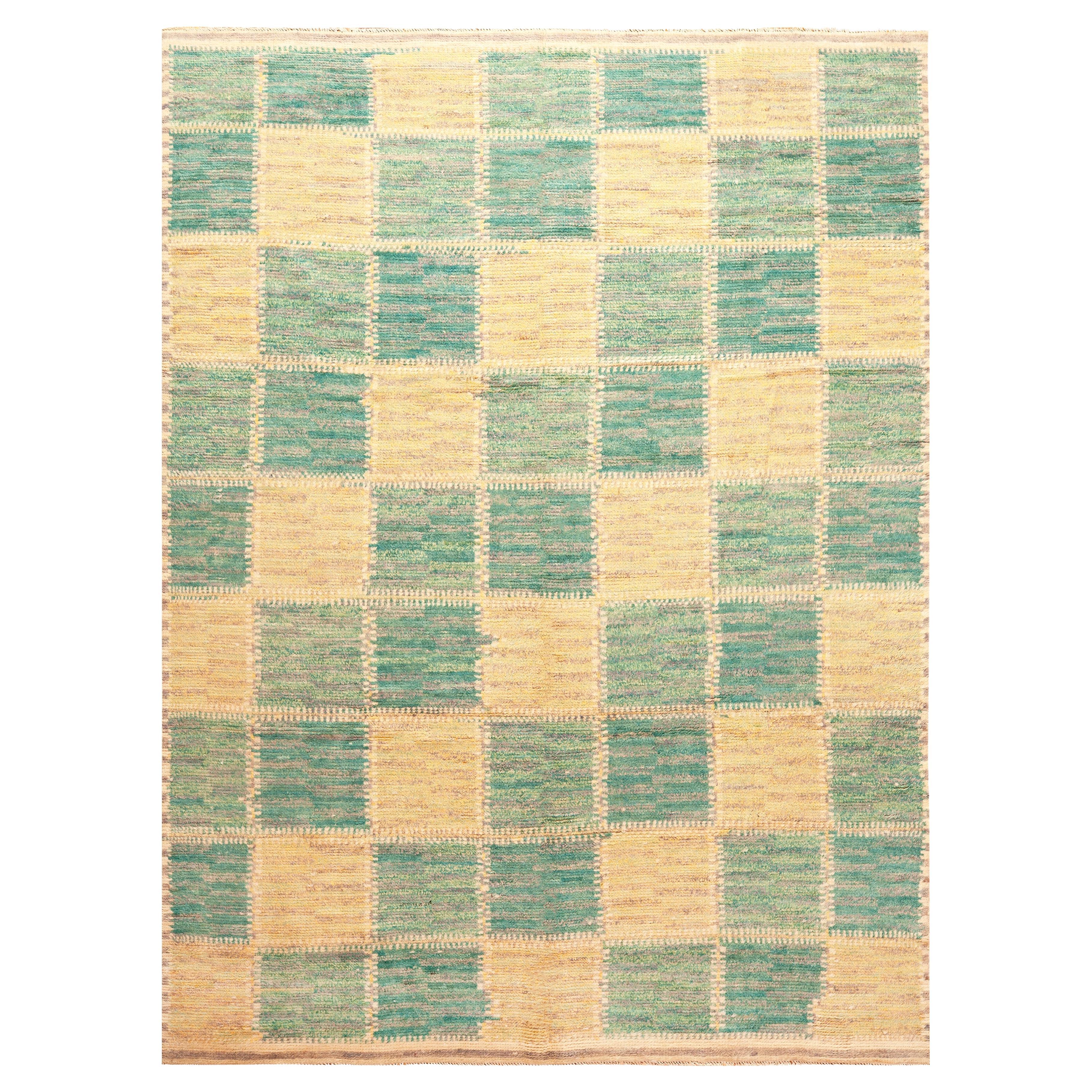 Tappeto Nazmiyal Collection in stile svedese contemporaneo