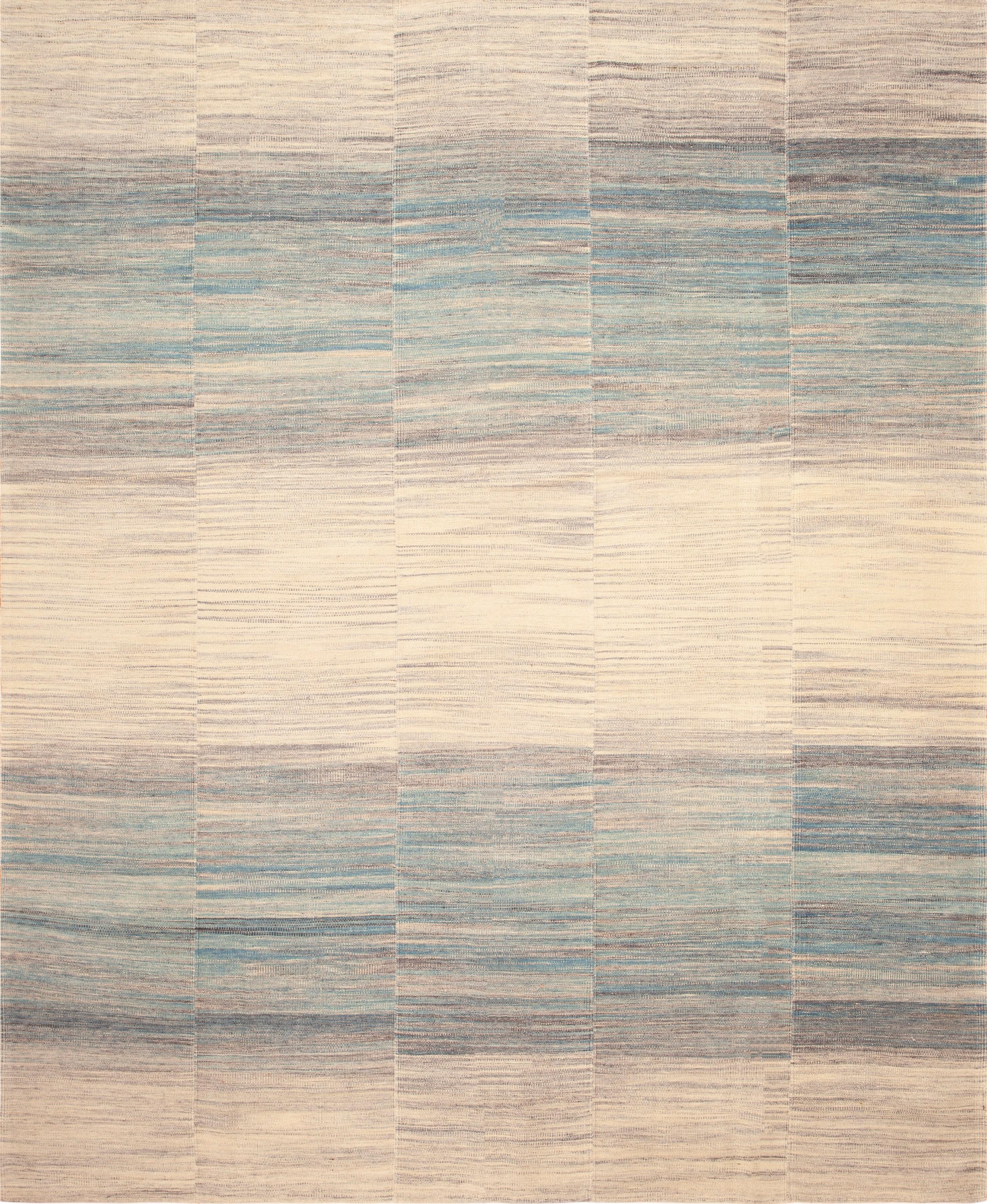 Hand-Knotted Nazmiyal Collection Contemporary Turkish Kilim Rug For Sale