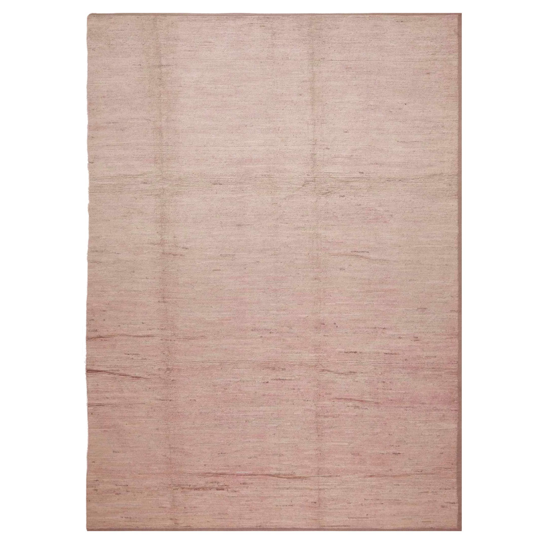 Nazmiyal Collection Coral Abrash Solid Abstract Modern Room Size Rug 9' x 12'5"