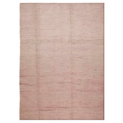Nazmiyal Collection Coral Abrash Solid Abstract Modern Room Size Rug 9' x 12'5"