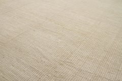 Nazmiyal Collection Cream Color Modern Distressed Rug. 12 ft 8 in x 19 ft 3 in