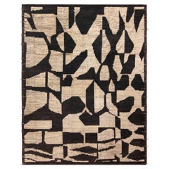 Nazmiyal Collection Cream Modern Abstract Contemporary Area Rug 10'11" x 13'9"