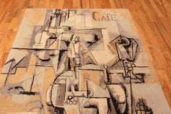Nazmiyal Collection Vintage Picasso "La Paloma Con Guisantes" Rug 5'7" x 7'10"