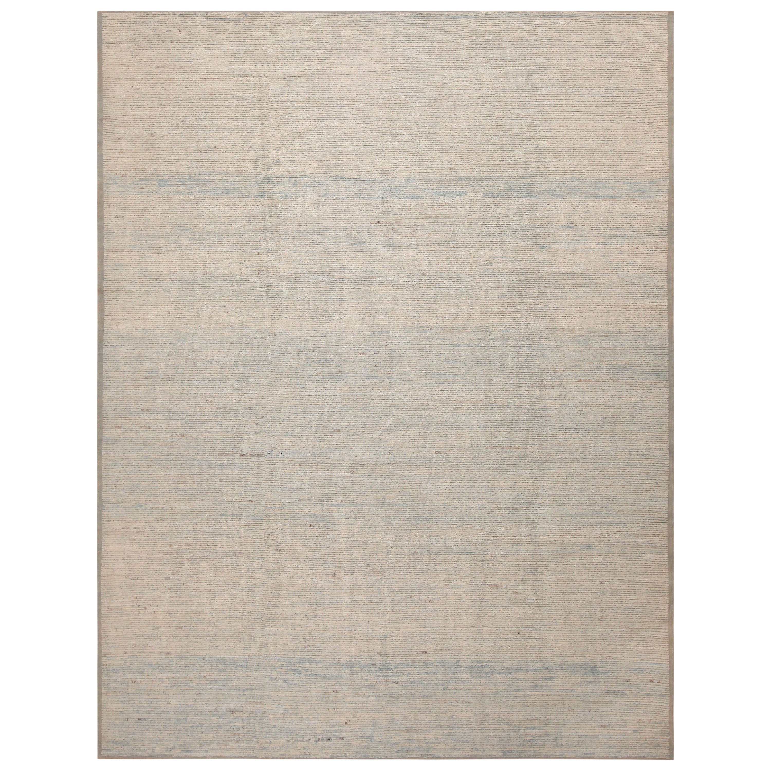 Tappeto decorativo contemporaneo fatto a mano Nazmiyal Collection. 9 ft 8 in x 12 ft 4 in