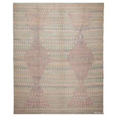 Collection Nazmiyal - Grand tapis tribal moderne de grande taille 12'8" x 15'5"