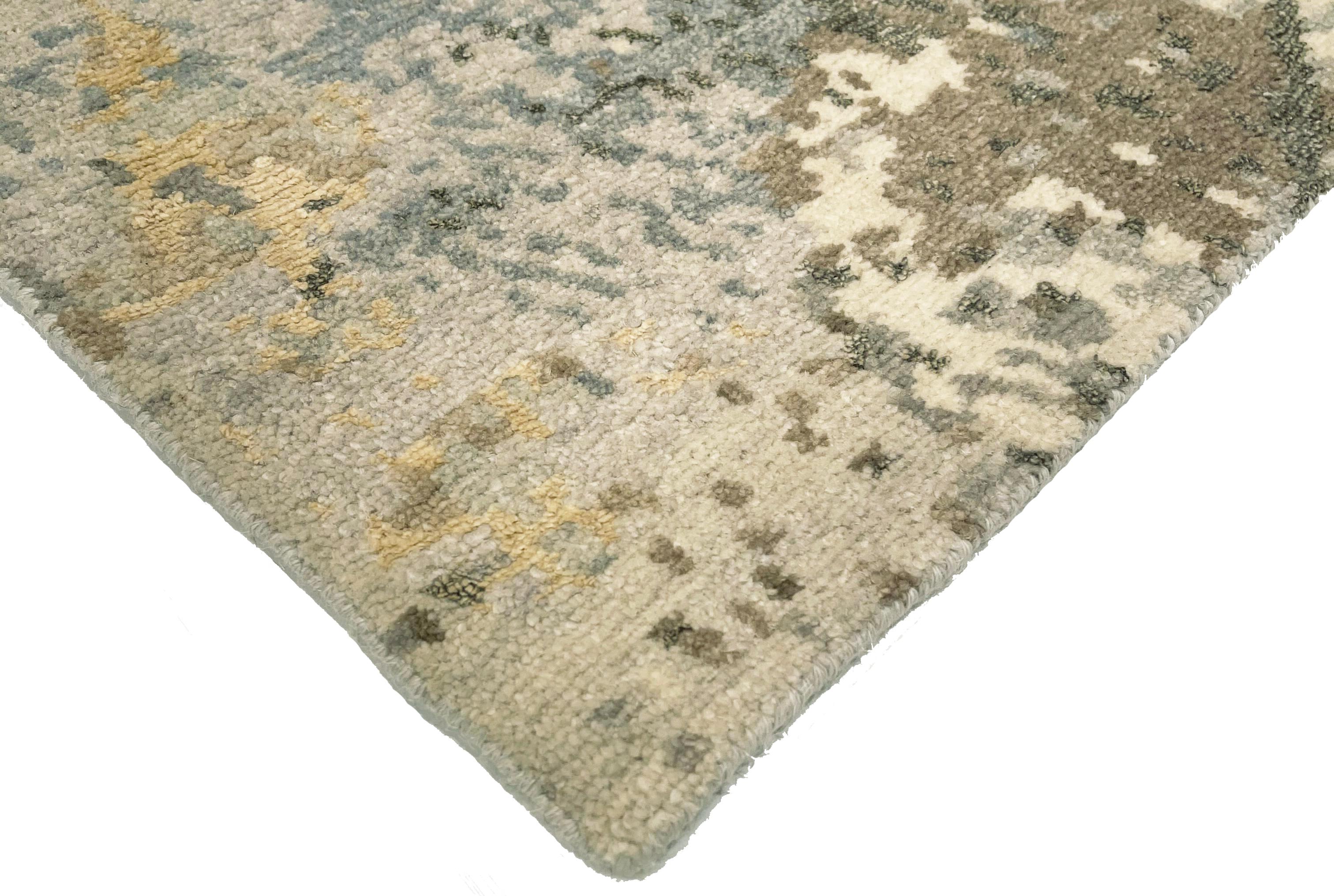 Hand-Knotted Nazmiyal Collection Decorative Modern Boutique Area Rug 10 ft x 14 ft