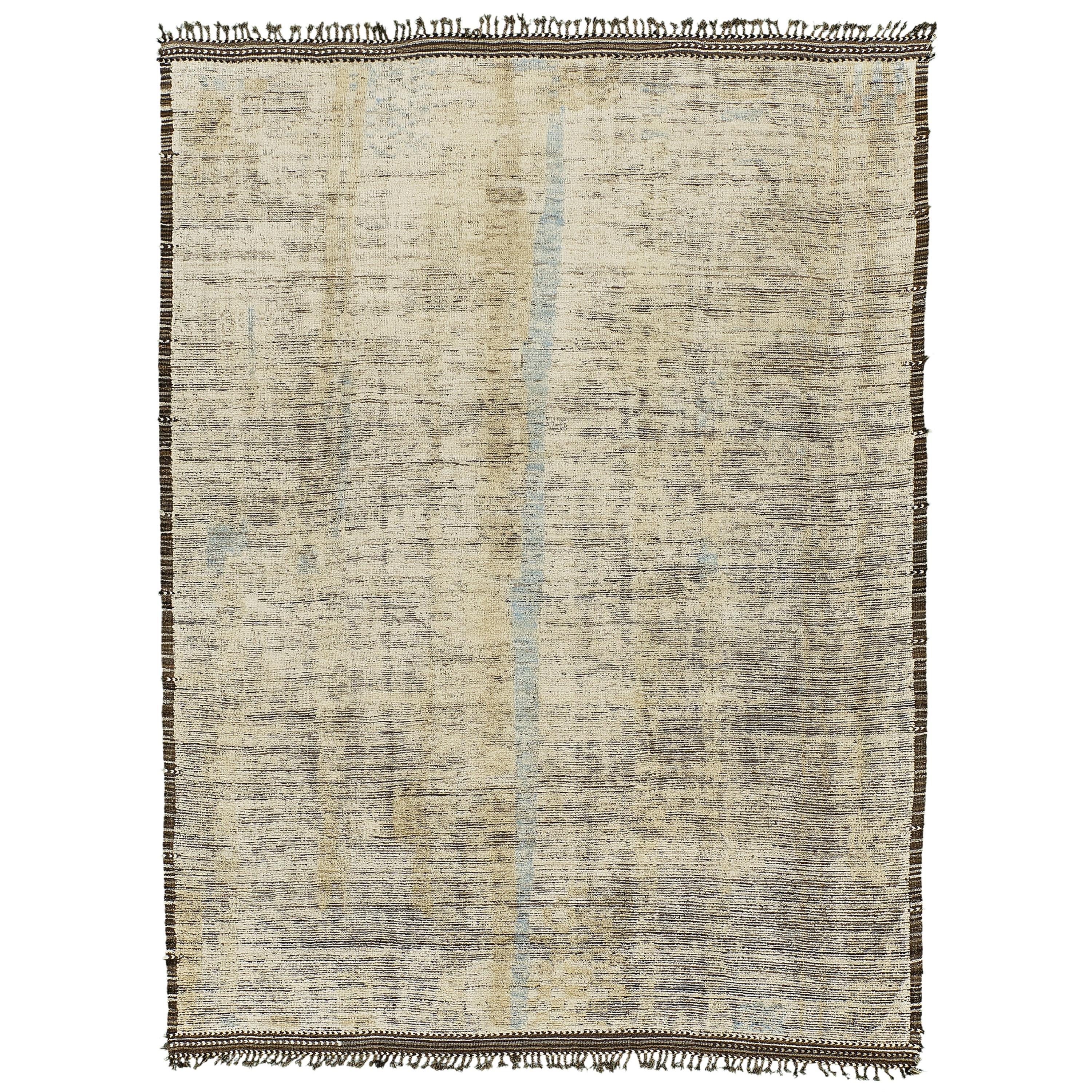 Nazmiyal Collection Decorative Modern Distressed Rug 9 ft 8 in x 13 ft 4 in