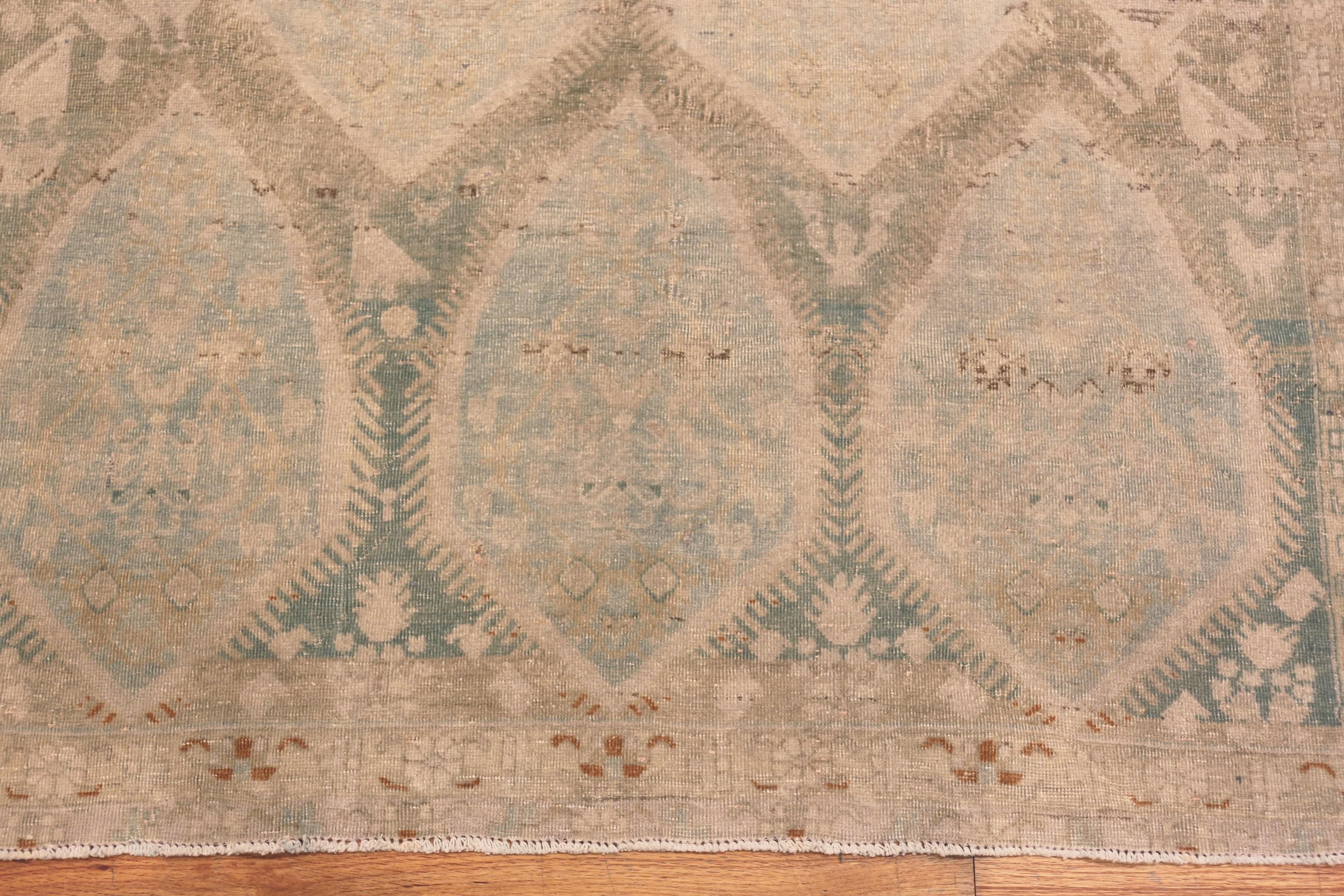 Wool Nazmiyal Collection Decorative Open Field Antique Persian Tabriz Rug For Sale
