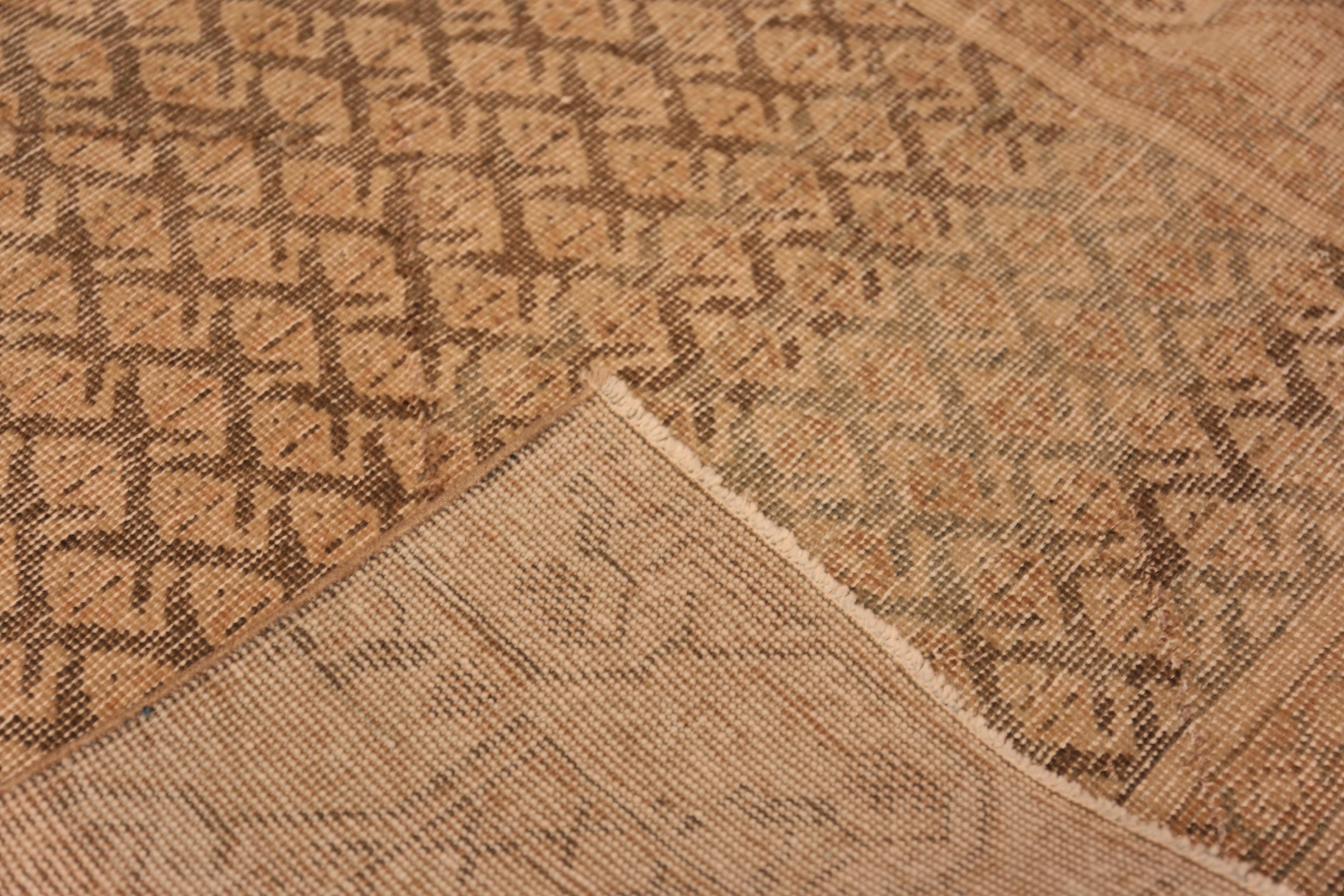 Nazmiyal Collection Diamond Antique Persian Malayer Läufer Teppich 3' 3