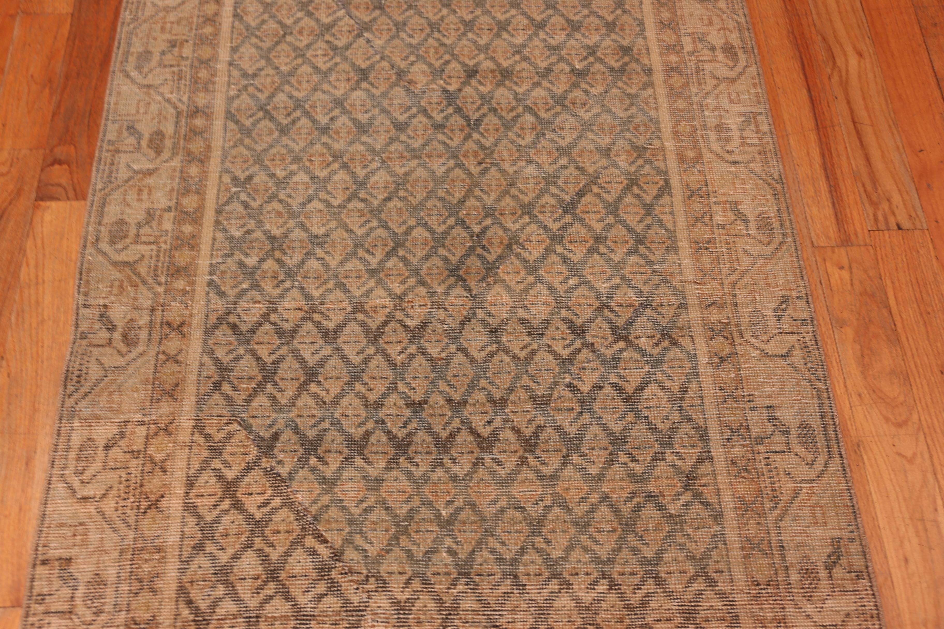 Nazmiyal Collection Diamond Antique Persian Malayer Läufer Teppich 3' 3