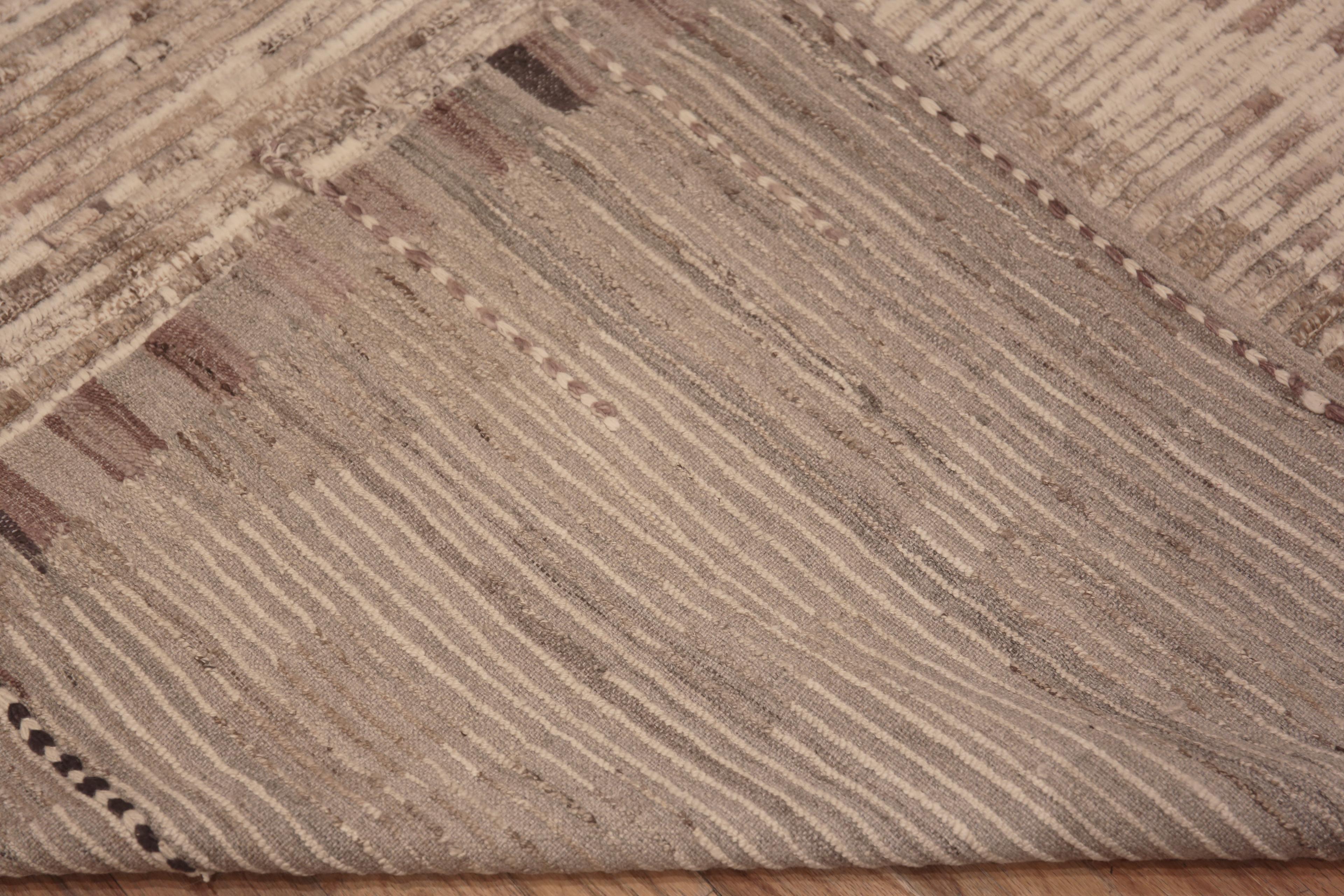 Lana Tappeto moderno nomade astratto terrestre Collection'S 10'6