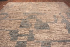 Nazmiyal Collection Earthy Tones Modern Central Asian Rug. 13 ft 10 in x 16 ft 1