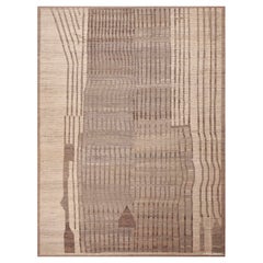 Nazmiyal Kollektion Erde Stammeskunst Geometrischer Design Moderner Teppich 10'7" x 13'10"