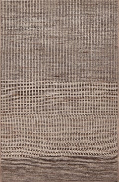 Nazmiyal Collection Elegant Abstract Primitive Modern Area Rug 6'2' x 8'11"