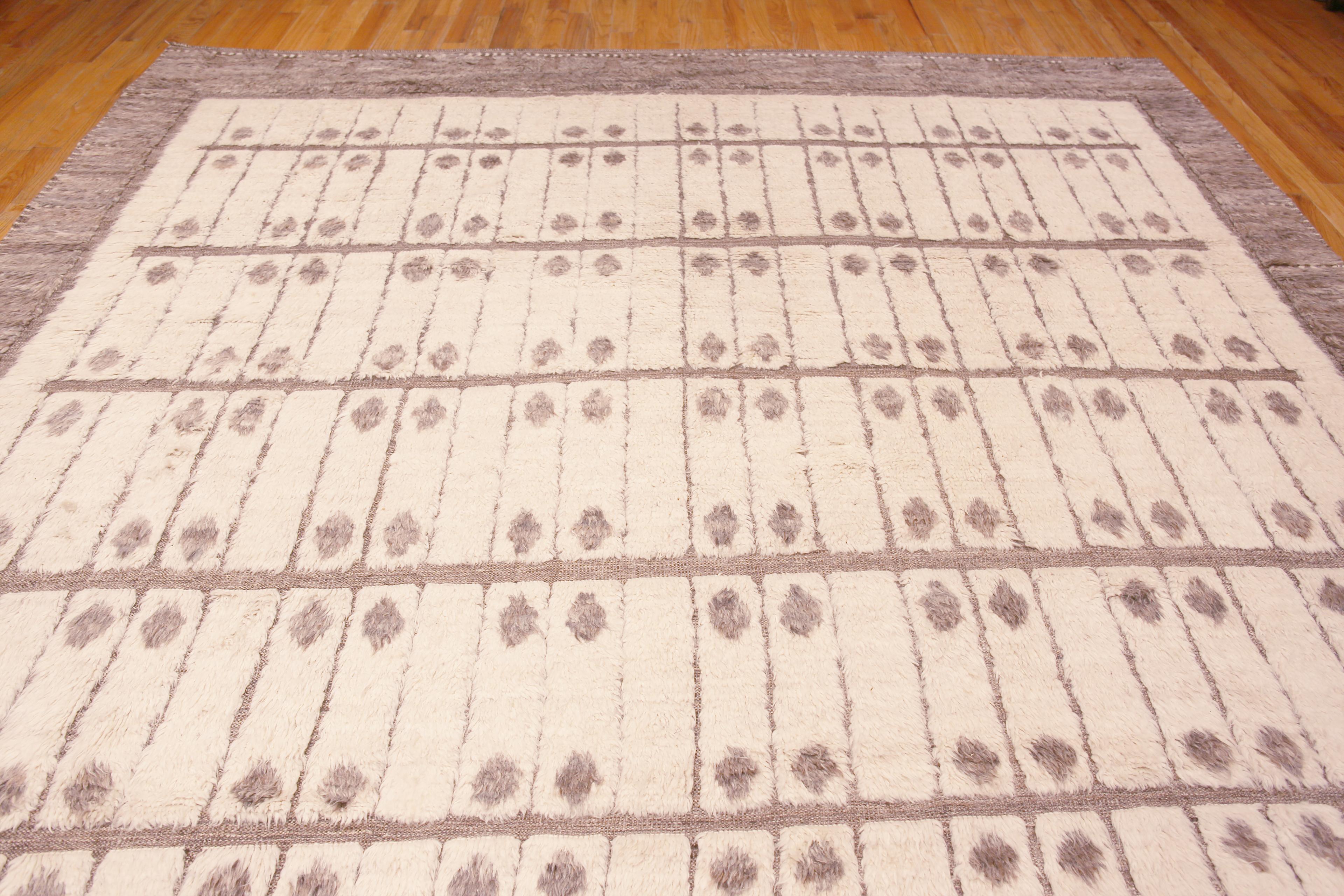 XXI secolo e contemporaneo Tappeto Eleg Collection'S di forma quadrata, moderno e bohémien, 11'5