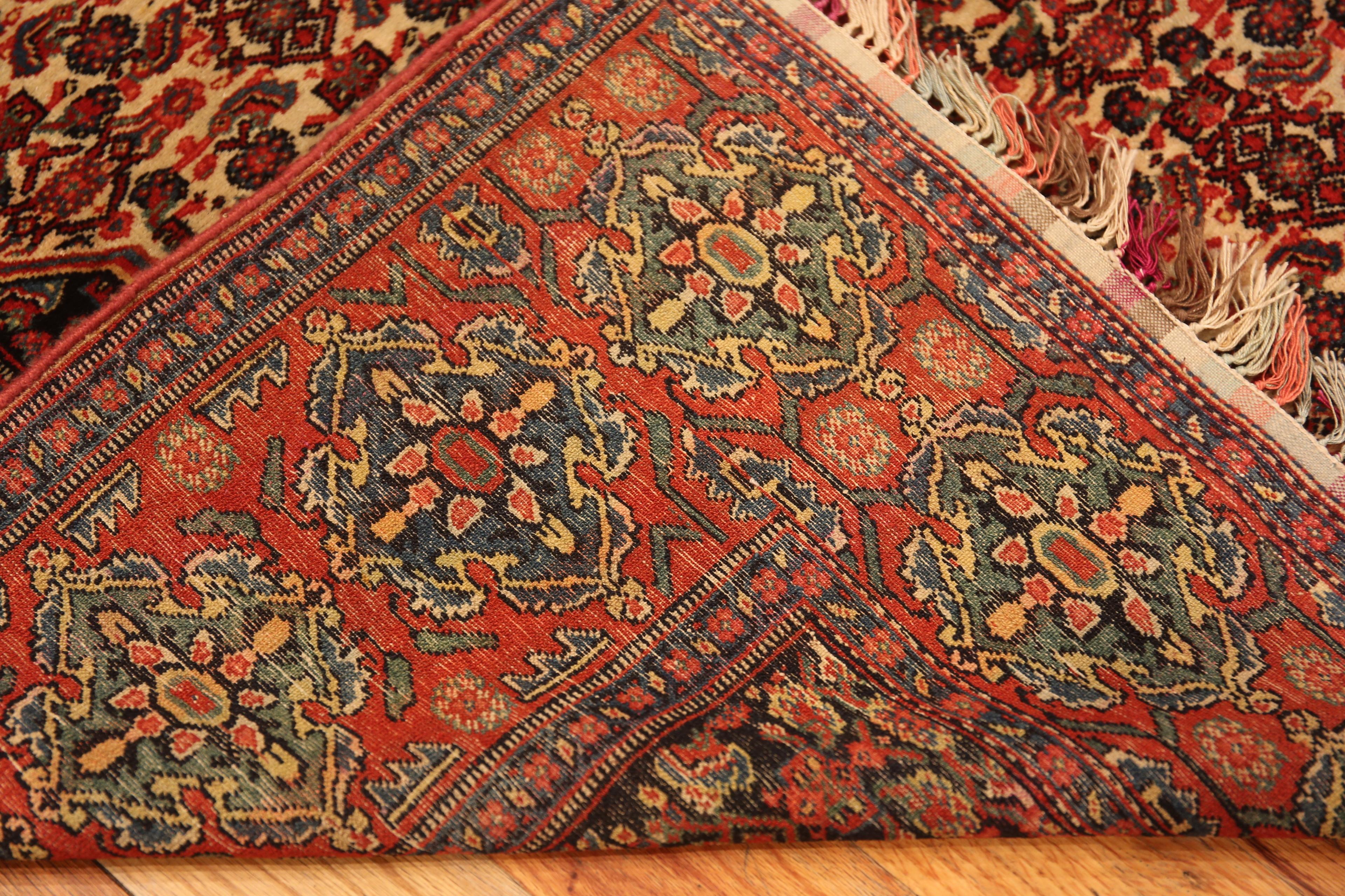 19th Century Fine Antique Persian Senneh Rug. 4 ft 3 in x 6 ft 11 in For Sale