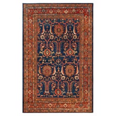 Nazmiyal Collection Finished Persian Sultanabad Rug 7 ft x 10 ft 9 in