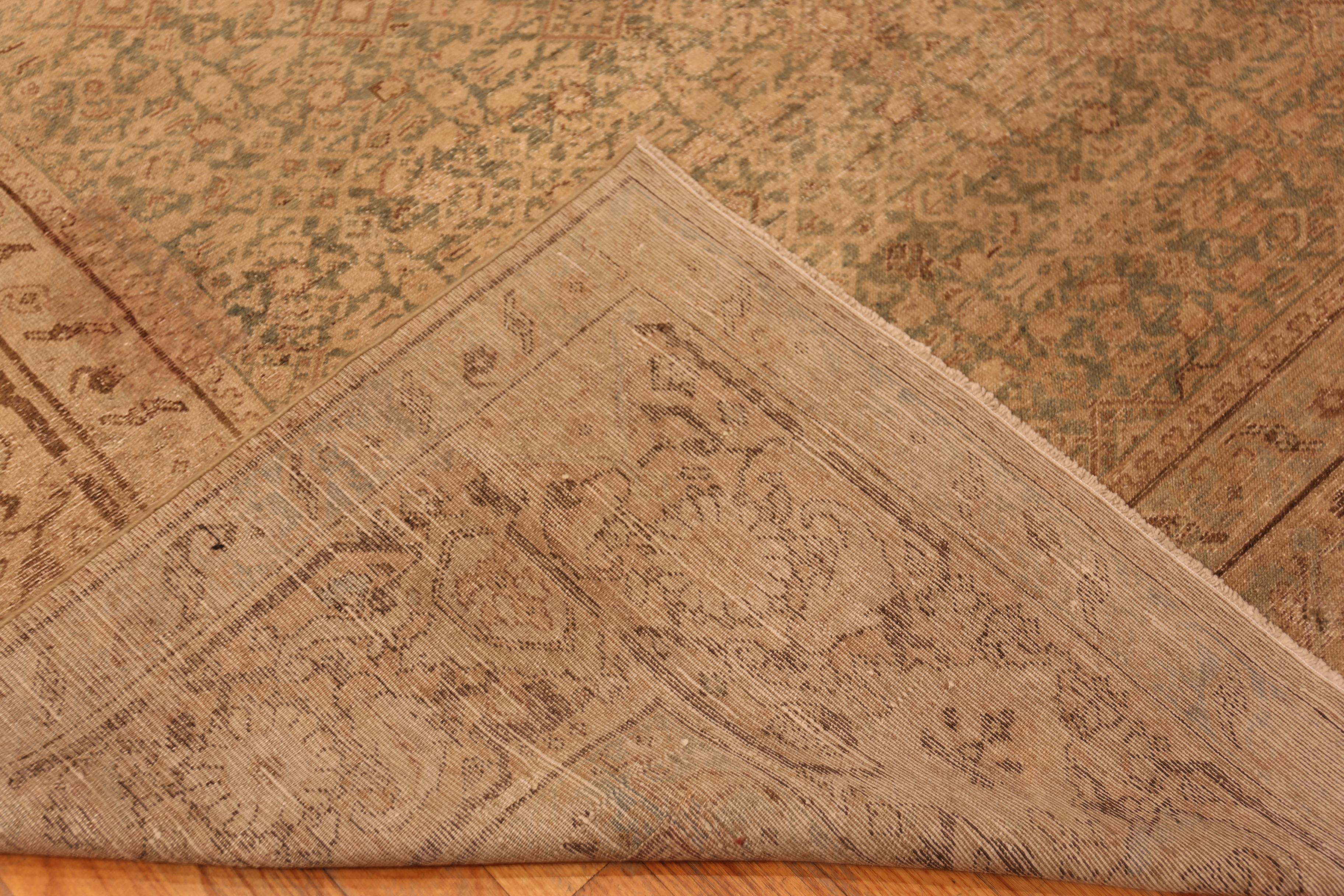 Nazmiyal Collection Floral Large Antique Persian Malayer Rug 10' 5