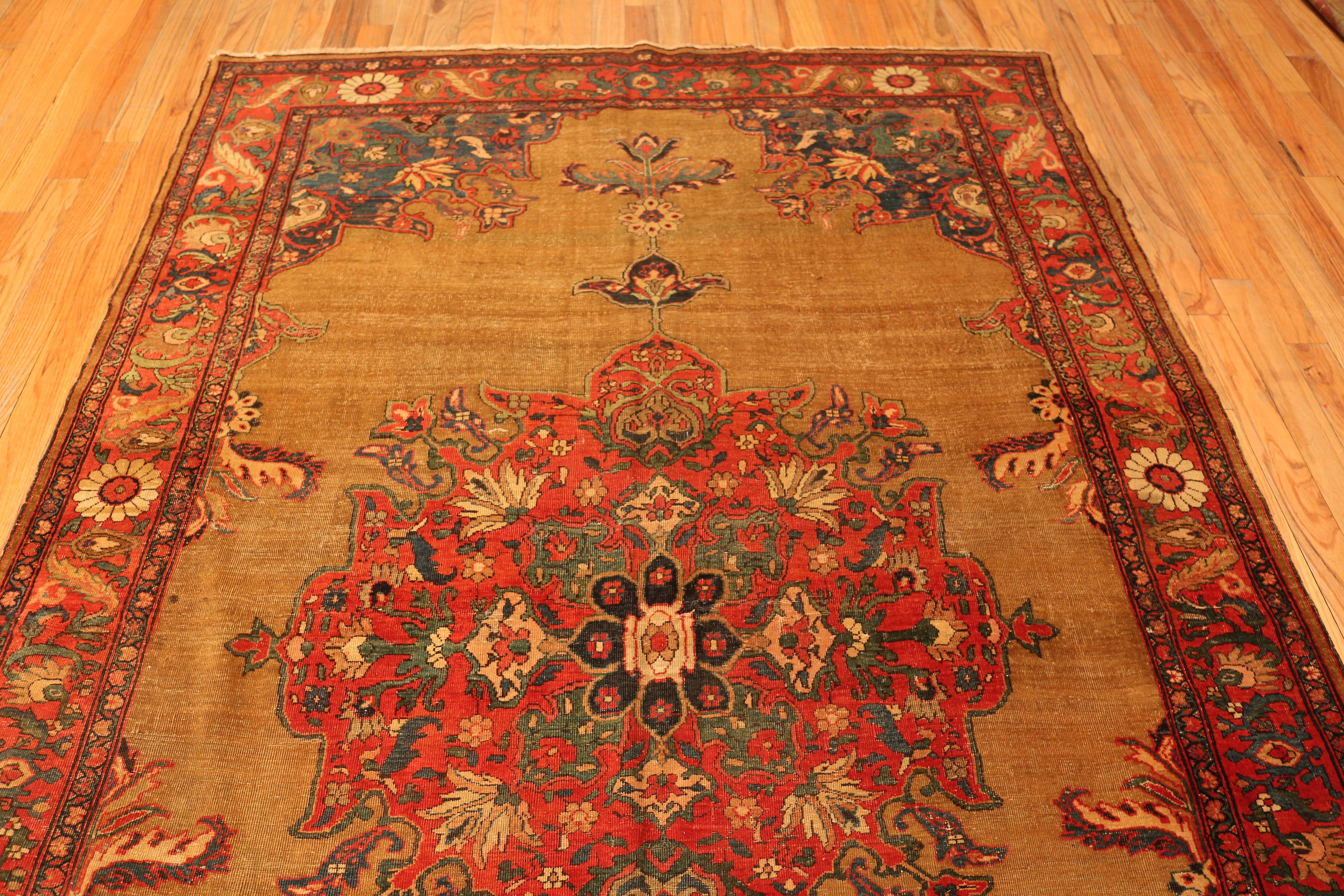 Nazmiyal Collection Floral Persian Sultanabad Rugs 6 ft 9 in x 9 ft 8 in im Angebot 1