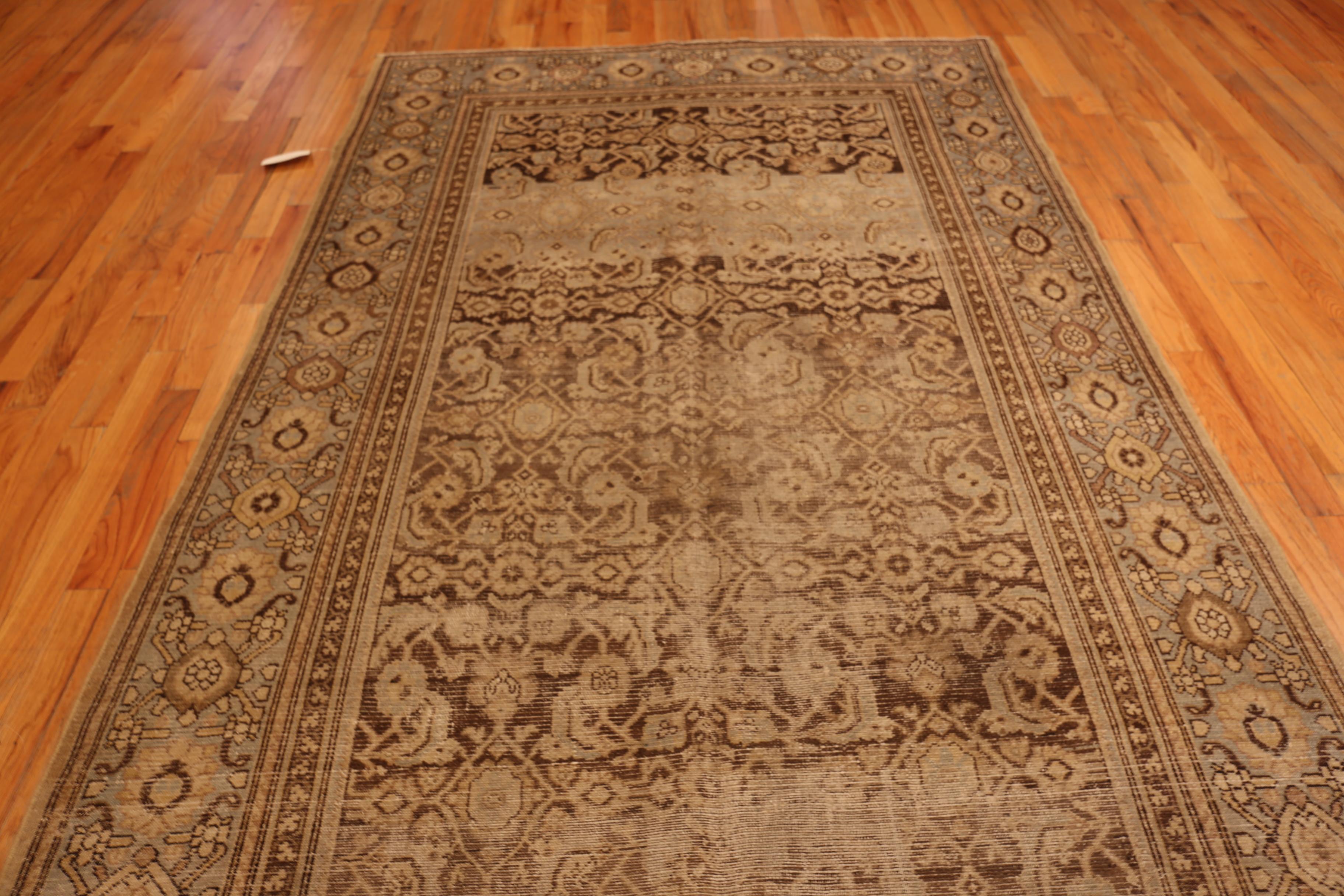 Nazmiyal Collection Gallery Größe antike persische Malayer Teppich 6 ft 8 in x 16 ft im Zustand „Gut“ im Angebot in New York, NY