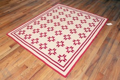 Nazmiyal Collection Geometric Antique American Quilt 5 ft 4 in x 6 ft 2 in